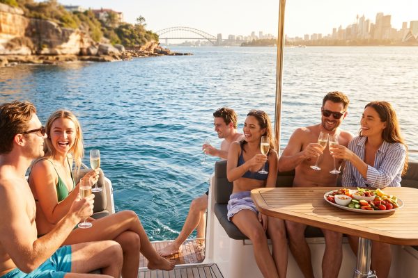 Sydney Harbour Small-Group Boat Charter Itinerary: Lavender Bay, a Neutral Bay Swim, then a Barangaroo Sunset Loop in 2 to 4 Hours - Boat Hire Australia